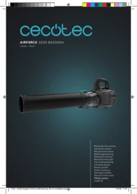 Notice CECOTEC AIRFORCE 3000 BAZOOKA Blazer