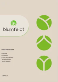 Blumfeldt Tente Party Haven 3x4 - Carpa de recepción