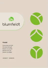 Manuale Blumfeldt FIREBALL 66 CM BRASERO Focolare