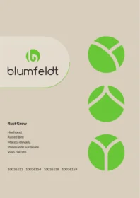 Notice Blumfeldt TERRABOX CARRé POTAGER 200X100X60CM Jardinage