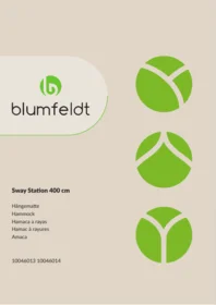 Notice Blumfeldt HAMAC SWAYSTATION BOHO Hamac