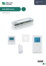 Notice DELTA DORE DELTA 8000 SYSTEM Thermostat