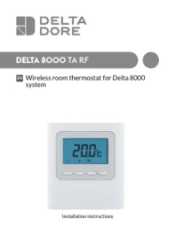 DELTA 8000 TA RF DELTA DORE