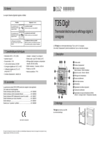 Notice DELTA DORE T3S DIGIT Lave-linge