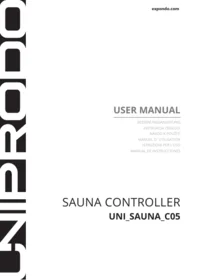Notice Uniprodo UNI_SAUNA_C05 Lave-linge