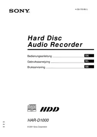 HAR-D1000 SONY