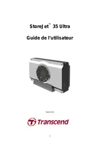 Notice TRANSCEND STOREJET 35U Disque dur externe