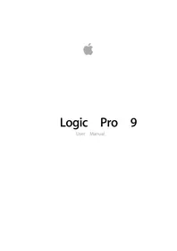 Logic Pro 9 APPLE