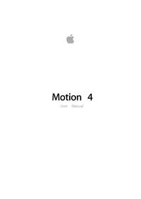 Motion 4 APPLE