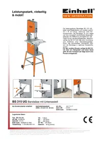 BS 315 UG EINHELL