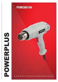 PowerPlus POWC80100 - Kuuma-ilmapuhallin