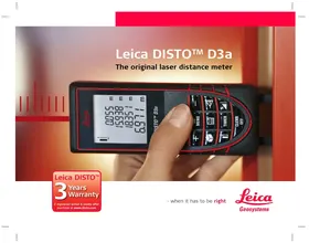 DISTO D3A LEICA