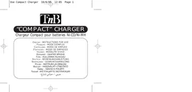 TNB CHBA035436 - Chargeur de batterie