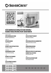 Notice SILVERCREST SKM 600 E1 Robot de cuisine