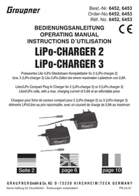 GRAUPNER LIPO-CHARGER 3 - Chargeur de batterie