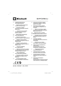 GE-PP 36 RB-A Li EINHELL