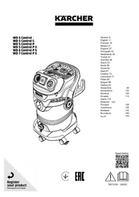 Käyttöohje KARCHER WD 5 CONTROL S 25/5/22 Imuri