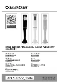 Notice SILVERCREST SSM 350 D1 Robot de cuisine