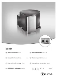 Notice TRUMA BOILER B 10 Chauffe-eau instantané et chauffe-eau