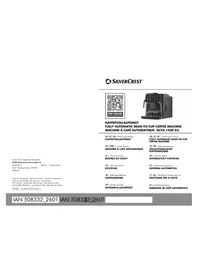 Notice SILVERCREST SKVA 1450 A2 Cafetière