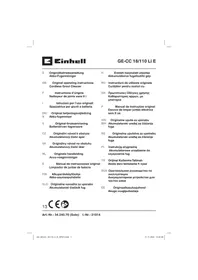 GE-CC 18/110 Li E EINHELL