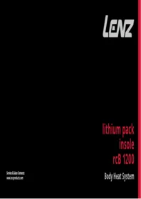 Lithium Pack Insole rcB 1200 LENZ