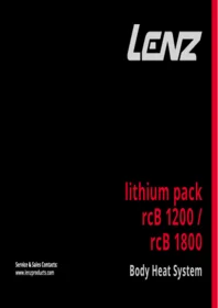 Lithium Pack rcB 1200 / rcB 1800 LENZ