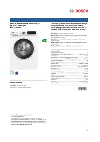 BOSCH WGJ23405NL - Wasmachine