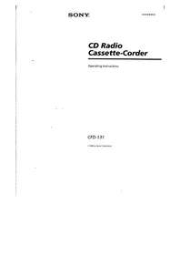CFD-131 SONY
