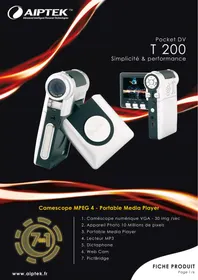 AIPTEK T 200 - Caméscope
