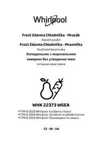 WHK 22373 W6EA WHIRLPOOL