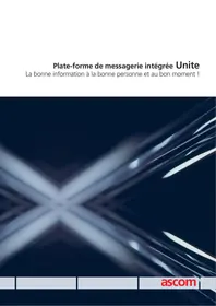 ASCOM UNITE - Système de messagerie intégrée