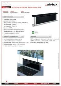 AIRLUX AHV980BK - Hotte aspirante