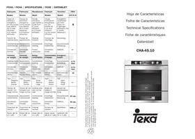 TEKA CHA-45.15 - Four encastrable