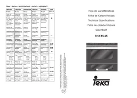 TEKA CHX-45.15 - Four encastrable