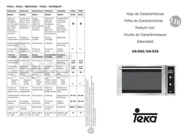 HA-900  - INSTALLATION MANUAL TEKA