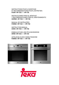 TEKA HP-725  - INSTALATION MANUAL - Appareil de cuisine