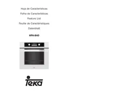 TEKA HPA-840  - INSTALATION MANUAL - Calentador