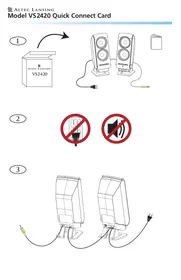ALTEC LANSING VS2420 - Enceintes audio