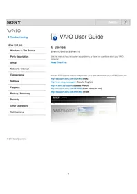 Vaio SVE14132CXB SONY