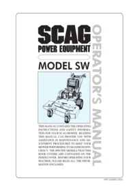 Scag SW 03043 - Lawn mower