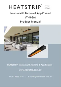 Intense with Remote & App Control (THB-BA) Heatstrip