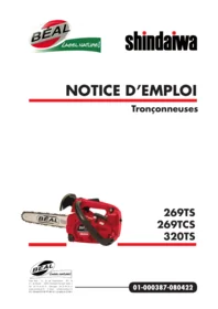 Notice ISEKI 269TS / 269TCS / 320TS Tronçonneuse