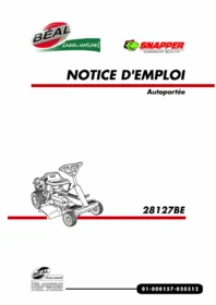 Notice ISEKI 28127BE Tondeuse autoportée