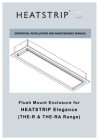 Elegance THE-R / THE-RA Flush Mount Enclosure Heatstrip