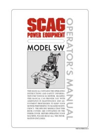 Scag SW 03072 - Lawn mower