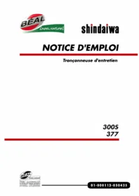 Notice ISEKI 300S Tronçonneuse