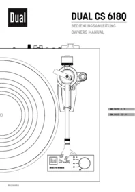 DUAL CS 618Q - Plattenspieler