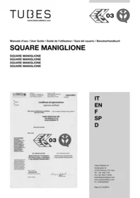 SQUARE MANIGLIONE Tubes Radiatori