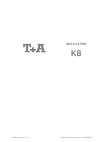 T+A K8 - Audioverstärker